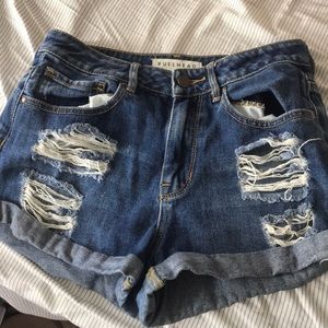 bullhead denim shorts